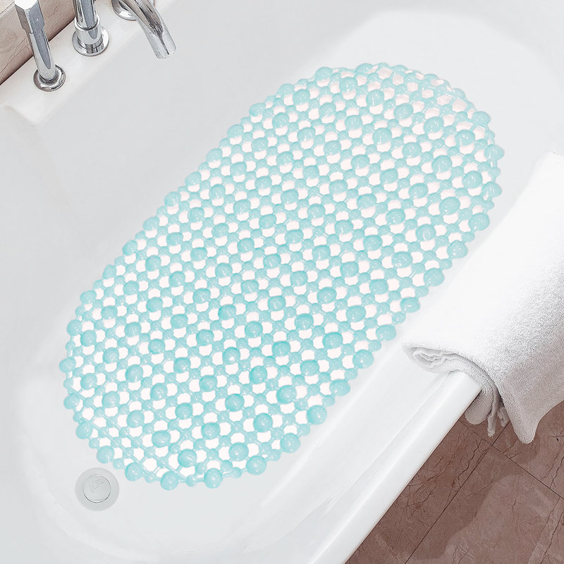 Tapis de douche en plastique Castaldo, Light Blue