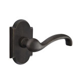 Teton Wave/Drop Passage (Hall & Closet) Door Lever with Arch Rosette