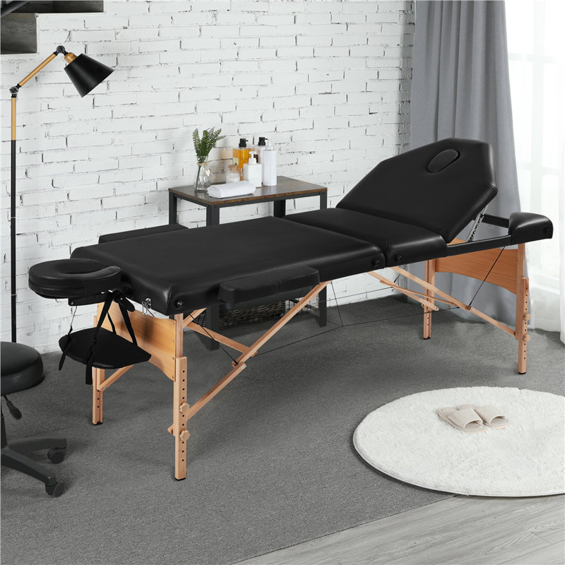 3 Lit de massage pliable et ajustable
