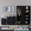 Maybery 3 Piece Bedroom Set (3 Drawer Bedside Chest, 4 Drawer Chest, 3 Door Wardrobe), (5)-270434452
