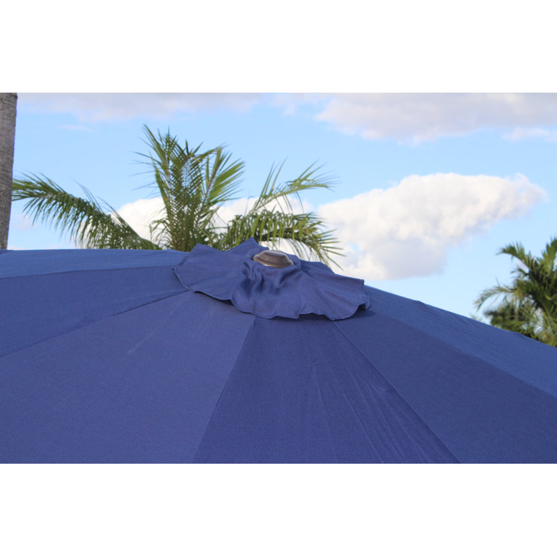 Parasol de marché 9 pi Vanderpool, Bleu marine