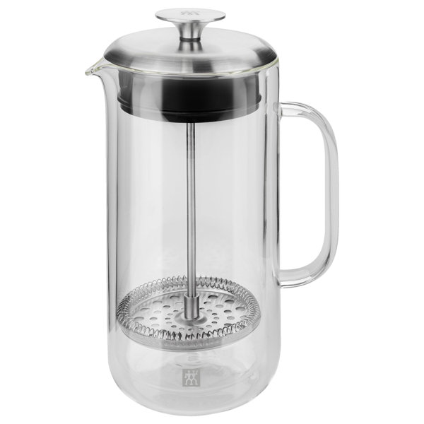 Stainless Steel French Press Coffee Maker - Double