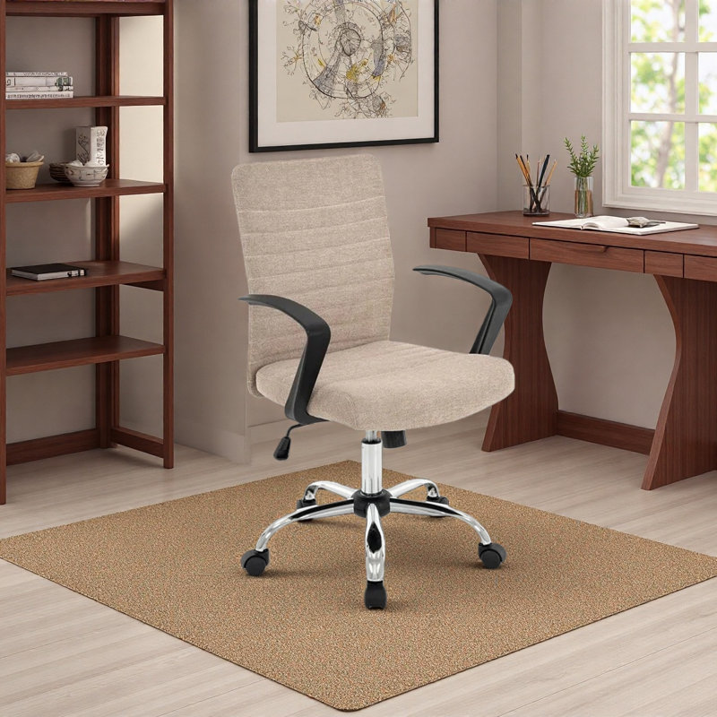 Chaise de bureau à haut dossier Kundra, Kaki