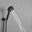 Système de douche mural avec douchette à 2 poignées, robinet de douche en laiton avec valve brute-123514761