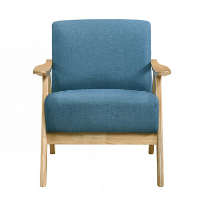 1Pc Upholstered Accent Chair Comfy Chair