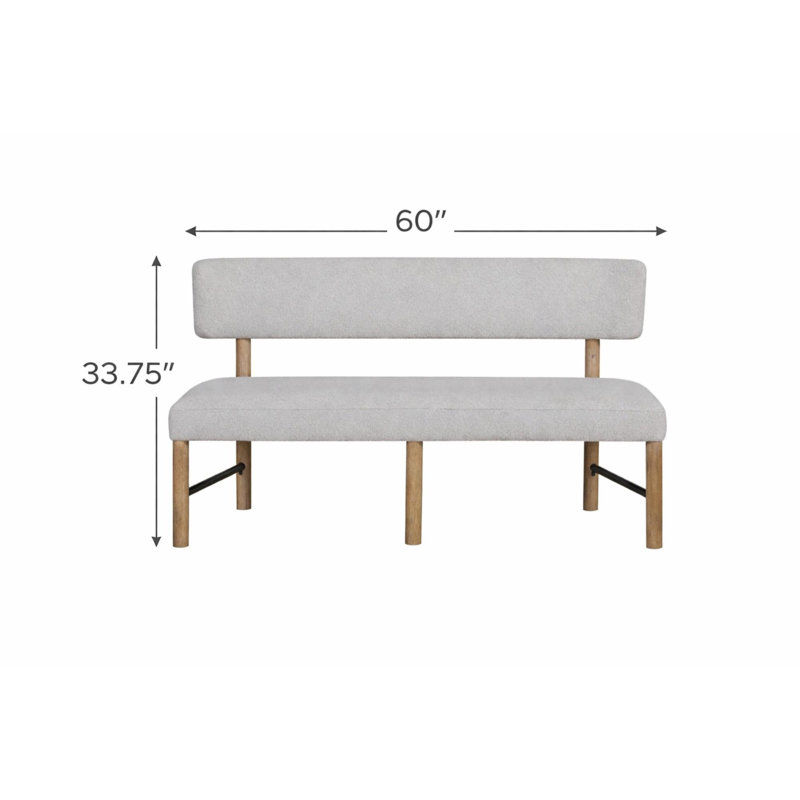 Modern Accent Bench,Upholstered Dining Bench