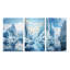 «Glacier Majestic Ice», 3 pièces sur toile-1510565656-1510565655