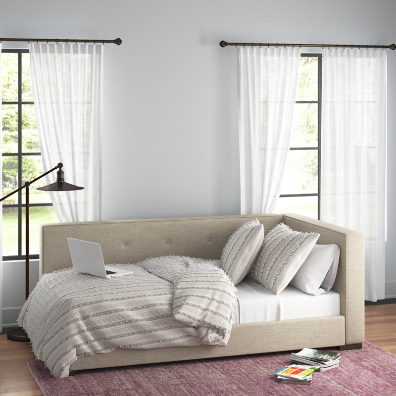 Kian Upholstered Platform Bed, Twin