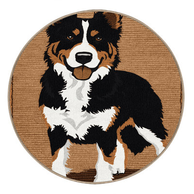 Washable Greater Swiss Mountain Dog Dogs Area Rug