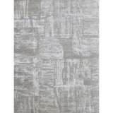 Linen Abstract Area Rug