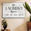 «The Laundry Room», reproduction sur toile à cadre flottant-94361703-94361698
