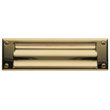 10 in x 3 in Brass Mail Slot