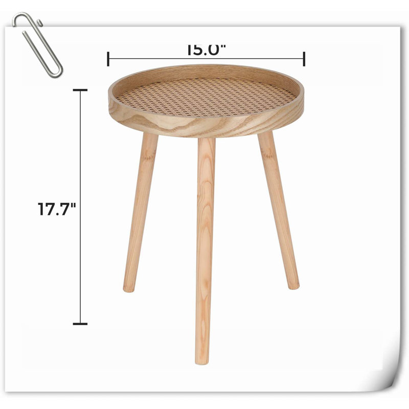 Kemanie 15'' W Solid Wood Nightstand