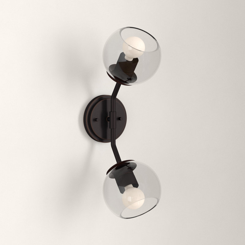 AAEC18357EEA4A999E5134E088086BC2 Meridian 7 In. 2-Light Incandescent Wall Sconce