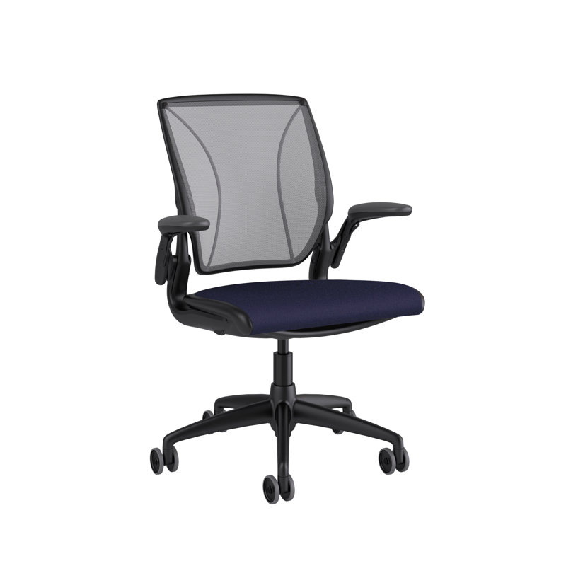 Diffrient World Wool Task Chair, Black, Catena/Caraway, Corde/Black