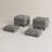 Two Modular Sofa Ottomans With Storage-118488153