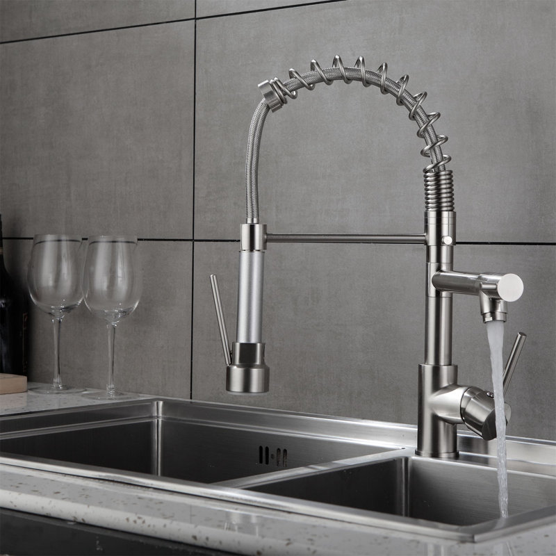 KIKO HOME Pull Down Kitchen Faucet