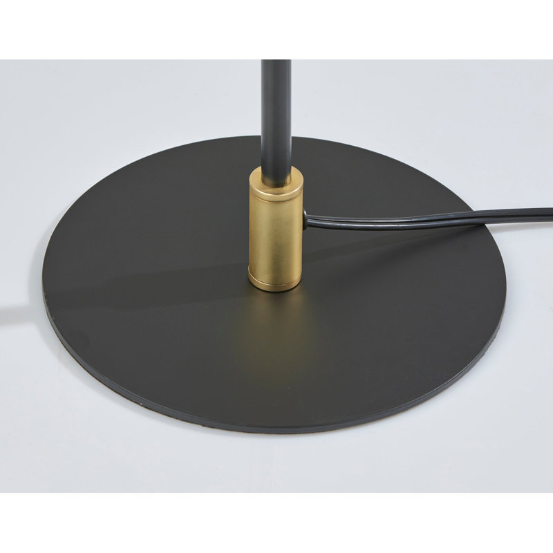 Lampe sur pied 54 po Aswath, Noir