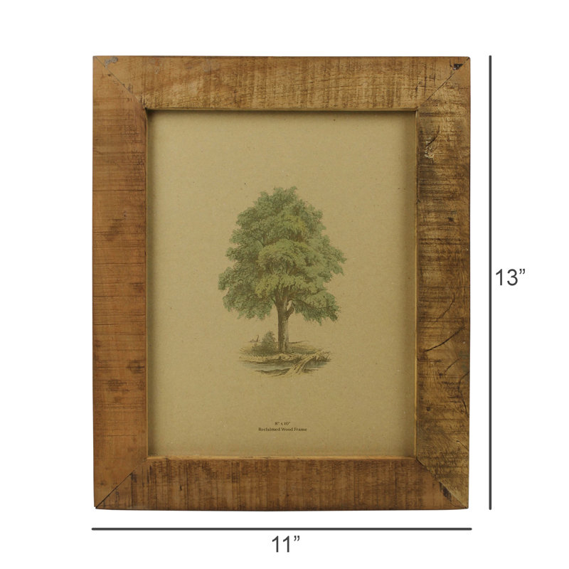 Cadre mural en bois récupéré 8 x 10