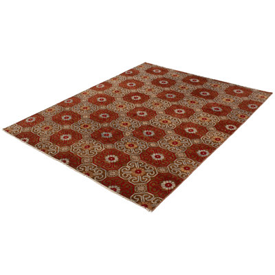 Gerlak One-of-a-Kind 8' X 10' 2010s Wool Area Rug in