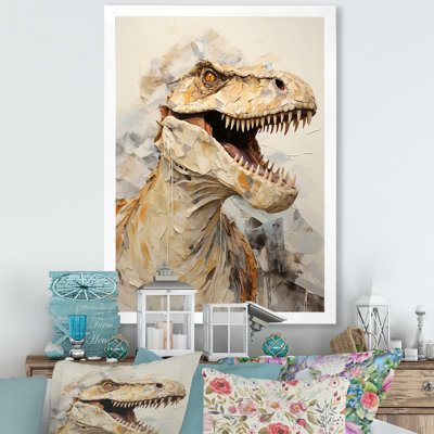 «Dinosaur T Rex Supreme I», reproduction sur toile