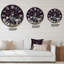 Chinoiserie avec oiseaux et pivoines V - Horloge murale traditionnelle-60327113