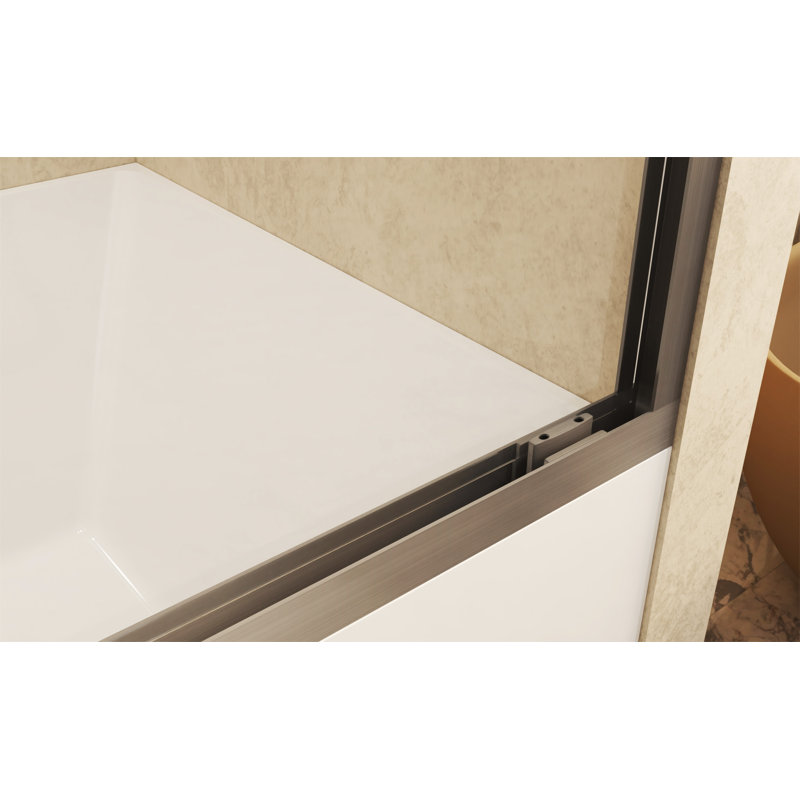 56-60" X 60" Tempered Glass With Explosion Proof Film, Silver