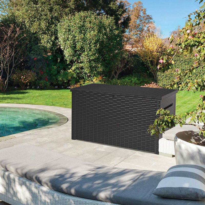 Rattan Storage Bench