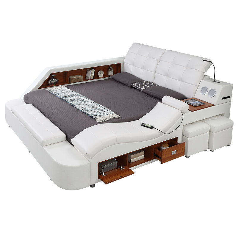 Lit-bateau avec rangement à profil bas Speedwell, Très grand