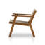 Chaise de patio en teck Alaire