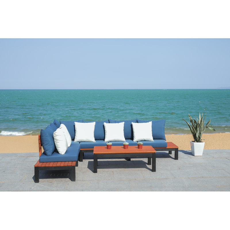Thalia Acacia 5 - Person Patio Conversation Set with Cushions