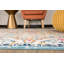 Tapis oriental bleu / jaune / rose Furtado-2136100057