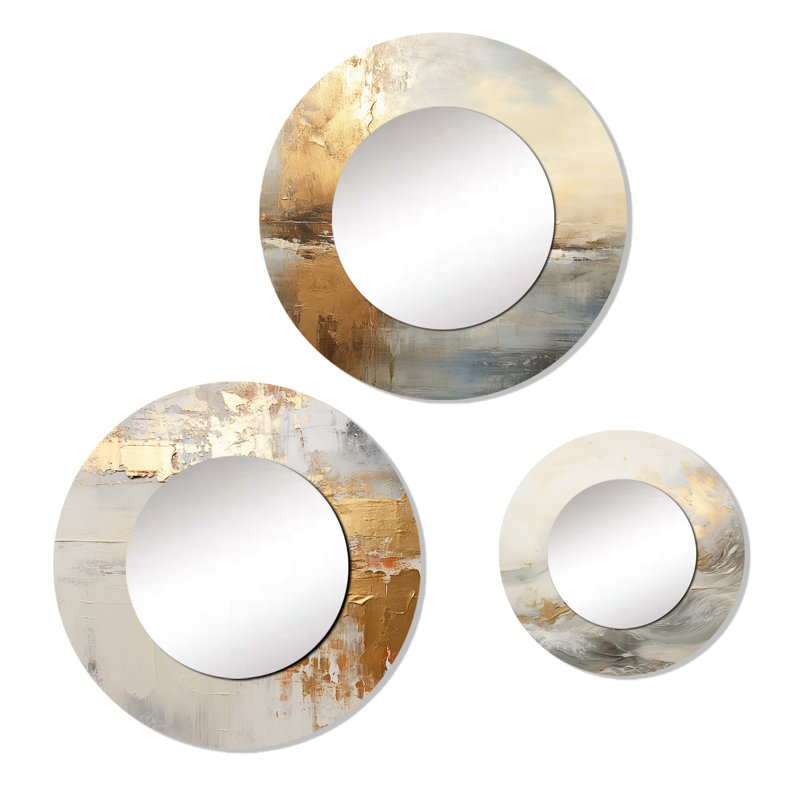 Piana Metal Round Mirror
