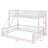 Twin XL Over Queen Floor Bunk Bed Frame Equipped With A Ladder And Safety Guardrails-50494731