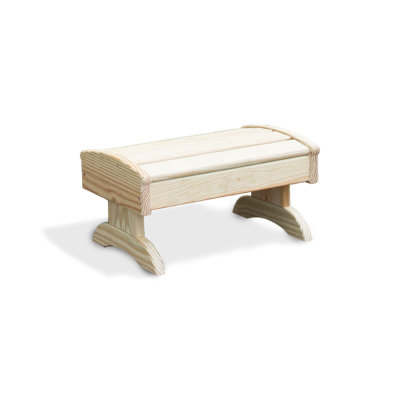 Adalia Pine Outdoor Ottoman