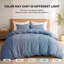 Ensemble de housse de couette 100% coton avec taies décoratives, ensemble de literie toutes saisons respirant doux, simple-132971316-132971320