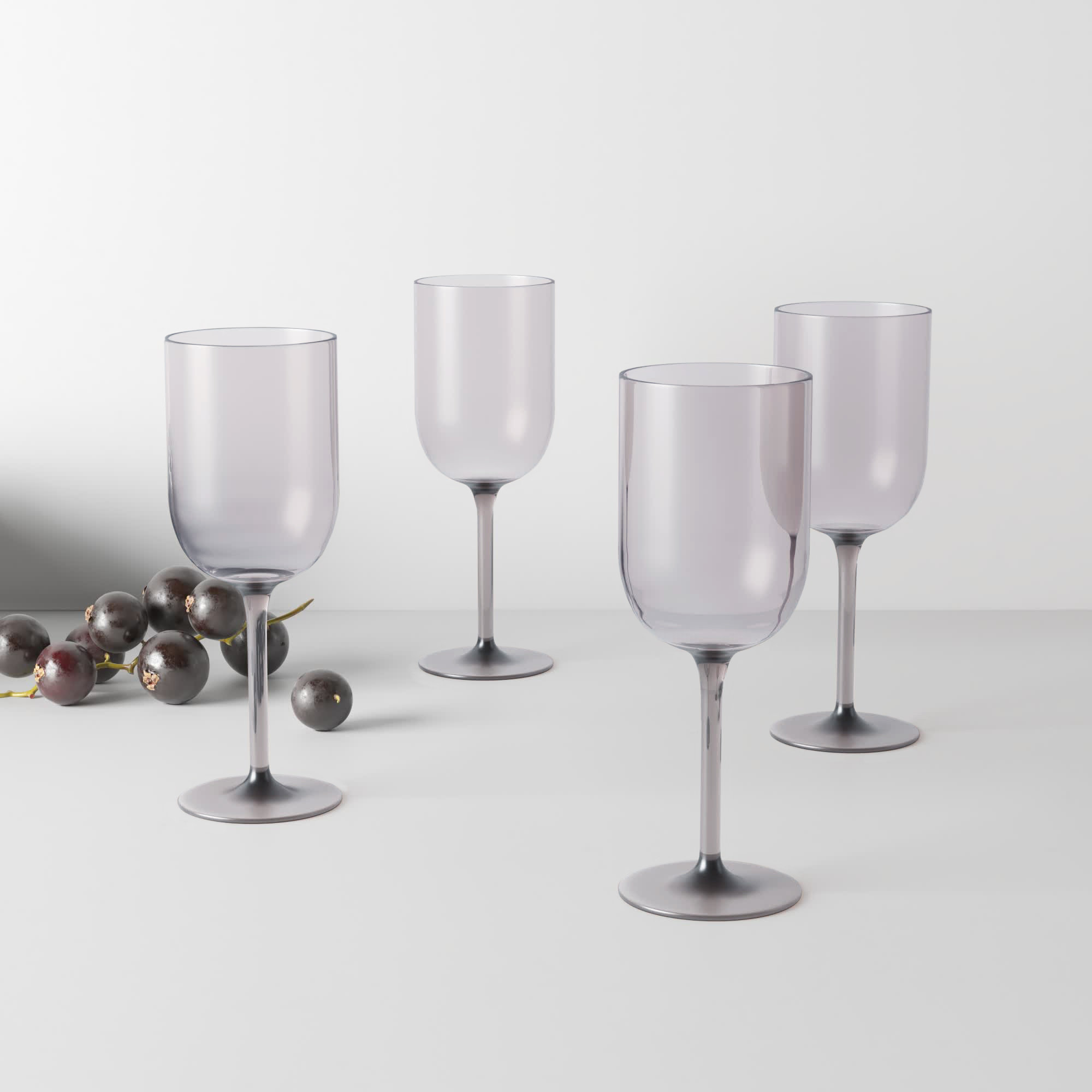 SHATTER-PROOF WHITE WINE GLASS (4PC)