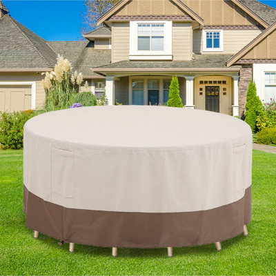 Outdoor Outdoor Garden Furniture Round Cover Courtyard Table And Chair Furniture Cover Protective Cover