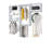 Modular Closets Closet System Walk-In Sets with 3 Hanging unit and Shelves-1387353389