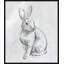 Rabbit In Gray Painting by Richard Ryder