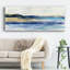 Baie indigo sur toile tendue-126754887