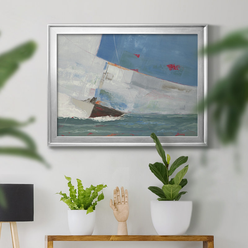 Reproduction de photo de bébé sur toile, Toile encadrée argentée, H 22,5 po x l 30,5 po x P 1,5 po