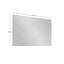 Miroir mural Modern Argyle, blanc, 19,7 po x 29,5 po x 0,9 po | Fabrication 100% en panneau de fibres à densité moyenne, miroir écologique Flocal-E | Conception géométrique élégante, parfaite pour le salon, la chambre à coucher ou le vestibule
