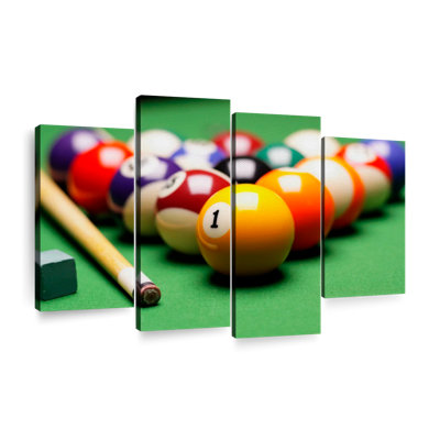 " Pool Game " 4 - Pieces
