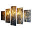 Athenais - Art mural lustre sur toile 5 pièces-106423294