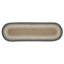 Tapis d'escalier blanc / brun clair