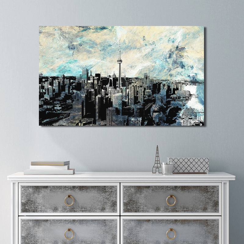 Toronto - impression sur toile tendue, L 30 po x H 18 po