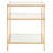 Hedwige Glass End Table with Storage