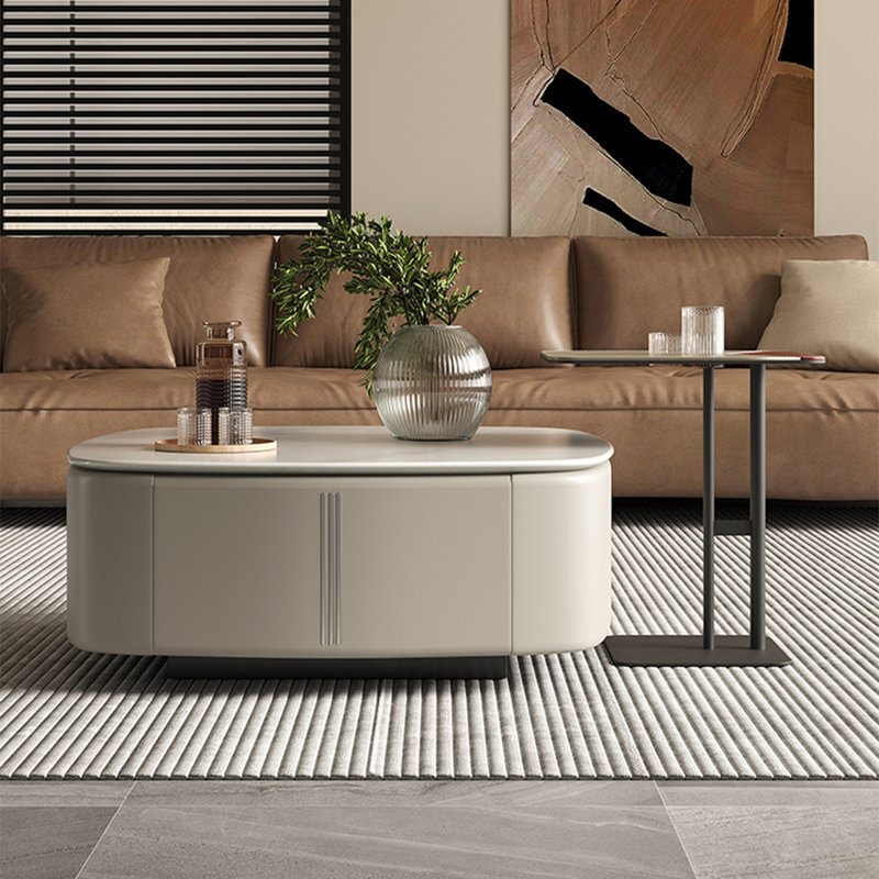 Table basse carrée en marbre