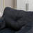 Aeri Compression Medium Adult Soft Teddy Fabric Bean Bag Chair With Foam Filled-1284851163
